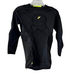 Storelli BodyShield Soccer Padded Compression Undershirt Small Black